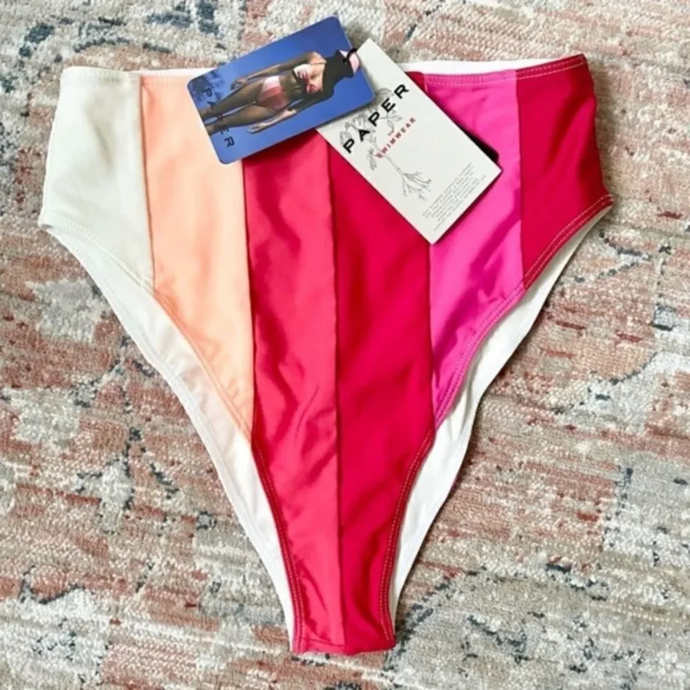 Anthropologie Stephanie High-Waisted Bikini Bottoms